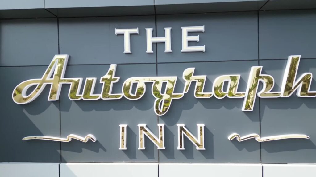 view of the autograph inn logo- best hotel in siliguri