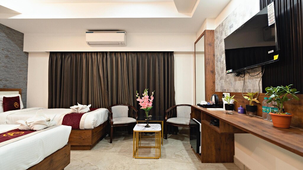 view of room of best 3 star hotel in siliguri
